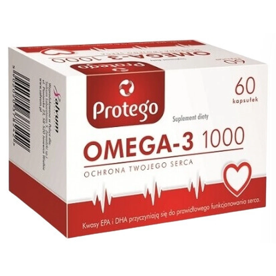 Protego Omega-3 1000 60 капсул: ціни та характеристики