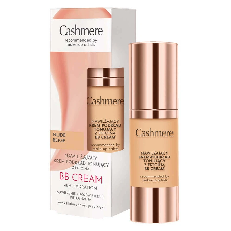 Зволожувальний тонований крем-основа Cashmere з ектоїном Nude Beige, 30 мл: ціни та характеристики
