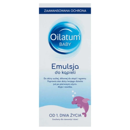 Емульсія для купання Oilatum Baby з першого дня життя, 500 мл: ціни та характеристики