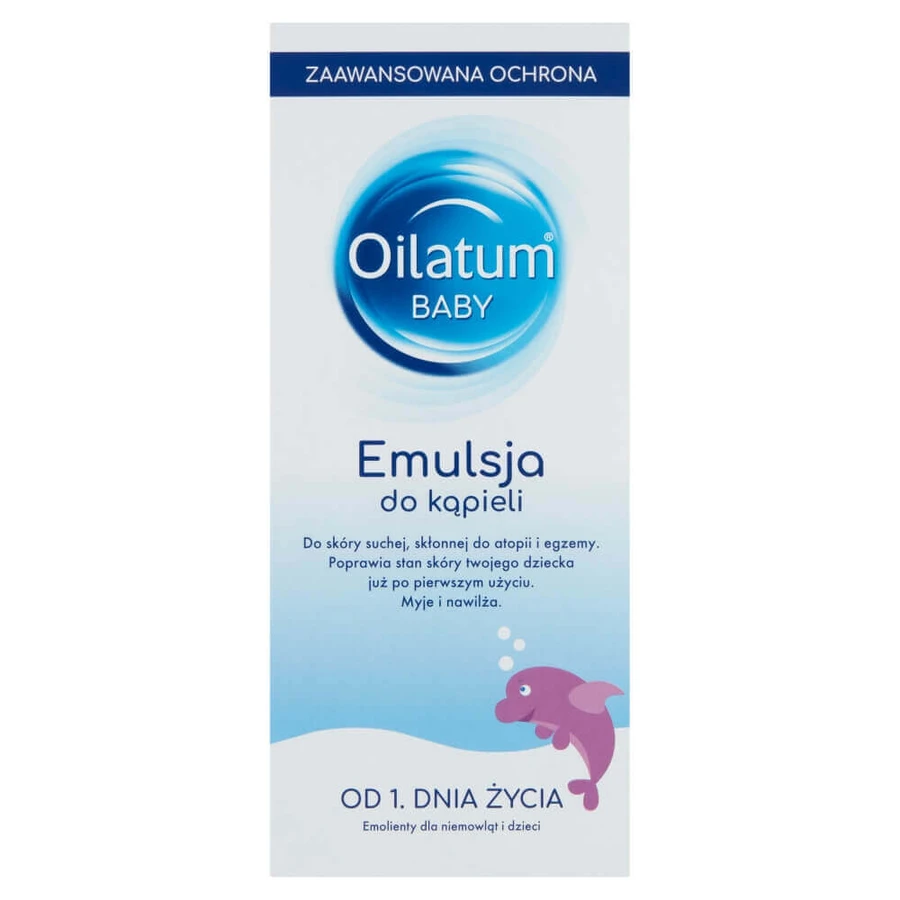 Емульсія для купання Oilatum Baby з першого дня життя, 500 мл: ціни та характеристики
