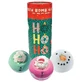 Bomb Cosmetics Ho Ho Ho Bath Bomb Gift Tube, 3 шт.