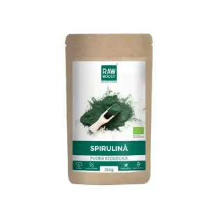 Порошок спирулины Organic, 250 г, Rawboost