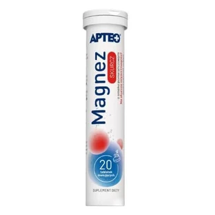 Apteo Magnesium Skurcz аромат портокале, 20 компонентов