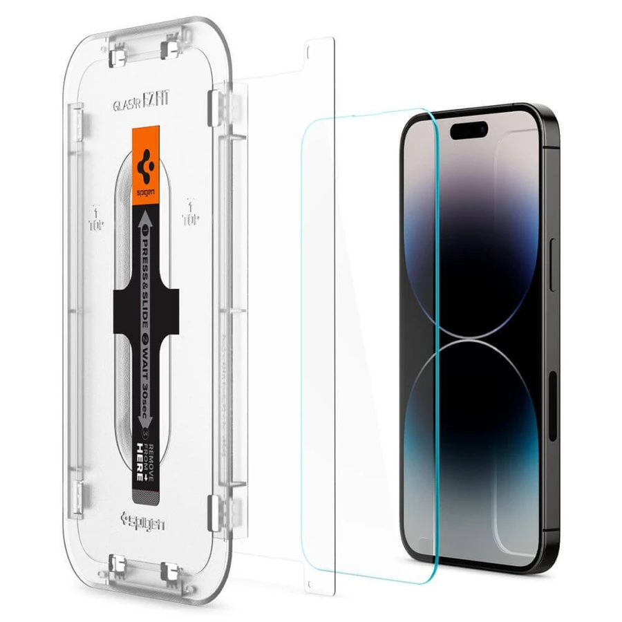 Стиклэ темпэрэтэ Spigen Glas.tR EZ Fit для iPhone 14 Pro Max - 2 бука.: цены и характеристики
