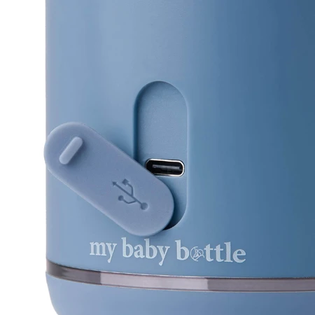 MyBabyBottle, biberon portabil, încălzitor de apă și lapte pentru bebeluși, albastru: цены и характеристики