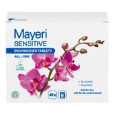 Mayeri Sensitive, таблетки для посудомийних машин, 40 шт.