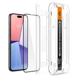 Стиклэ темперэтэ Spigen Glas.tR EZ Fit FC для iPhone 15 Pro Max - negru
