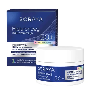 Прогресивний крем проти зморшок Soraya Hyaluronic Microinjection 50+, 50 мл