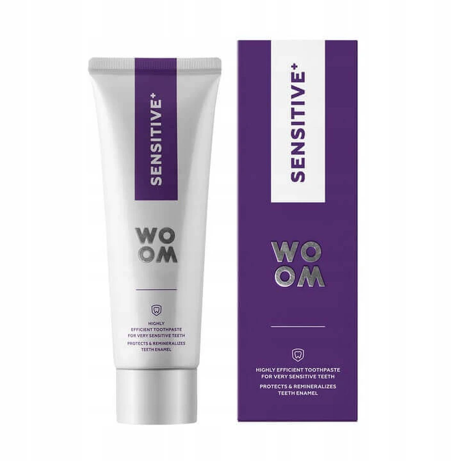 Woom Sensitive+ Нежная зубная паста для чувствительных зубов, 75 мл: цены и характеристики