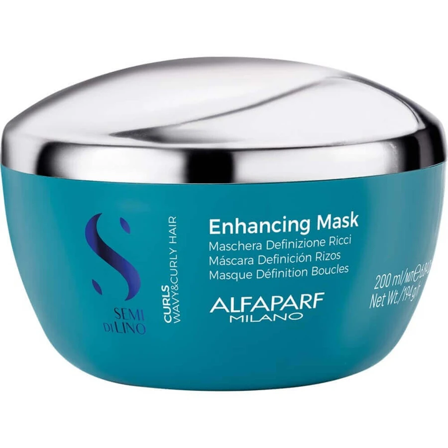 Alfaparf Semi Di Lino Curls Маска для зміцнення кучерявого волосся, 200 мл: ціни та характеристики