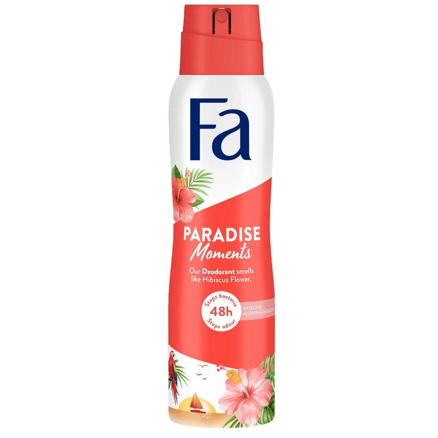 Дезодорант-спрей Fa Paradise Moments квіти гібіскуса, 150 мл: ціни та характеристики