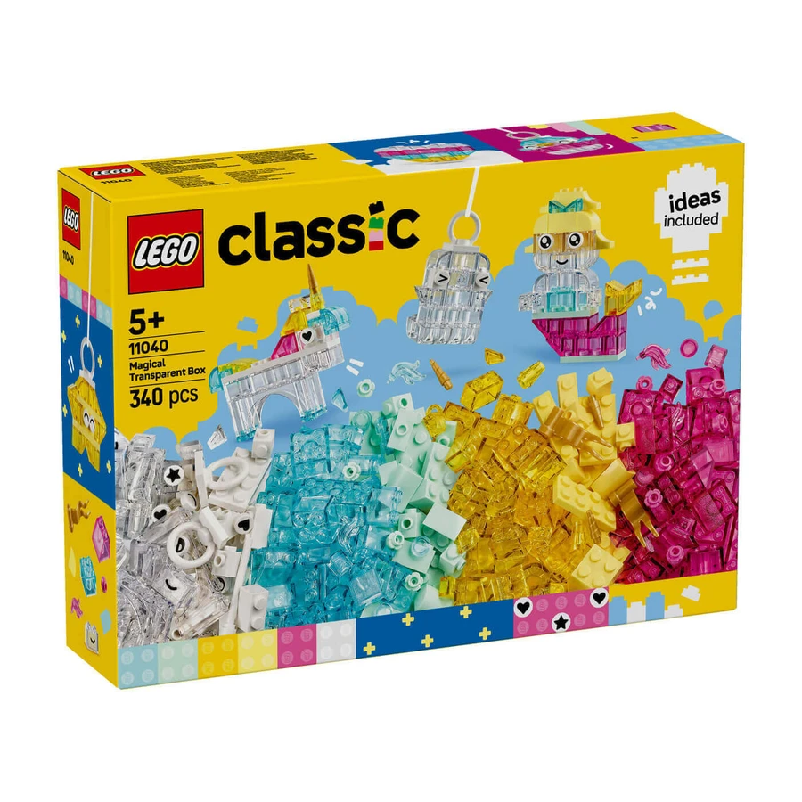 Классическая прозрачная волшебная коробка, +5 лет, 11040, Lego: цены и характеристики