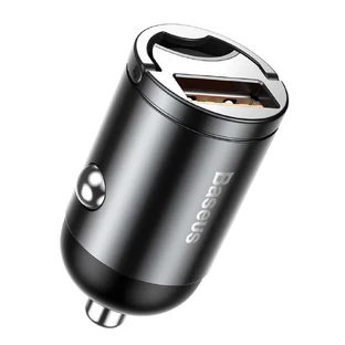 Baseus Tiny Star Mini Smart USB Car Charger 30W Quick Charge 3.0 Grey (VCHX-A0G)