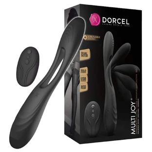 Багатофункціональний вібратор Marc Dorcel Mutli Joy для пар чорний