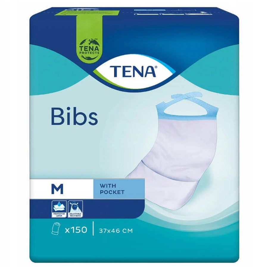 Нагрудник Tena Bibs 37 х 46 см, 150 шт: ціни та характеристики