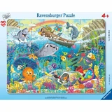 Пазл в рамке - Друзья из океана, 4 года+, 48 деталей, Ravensburger