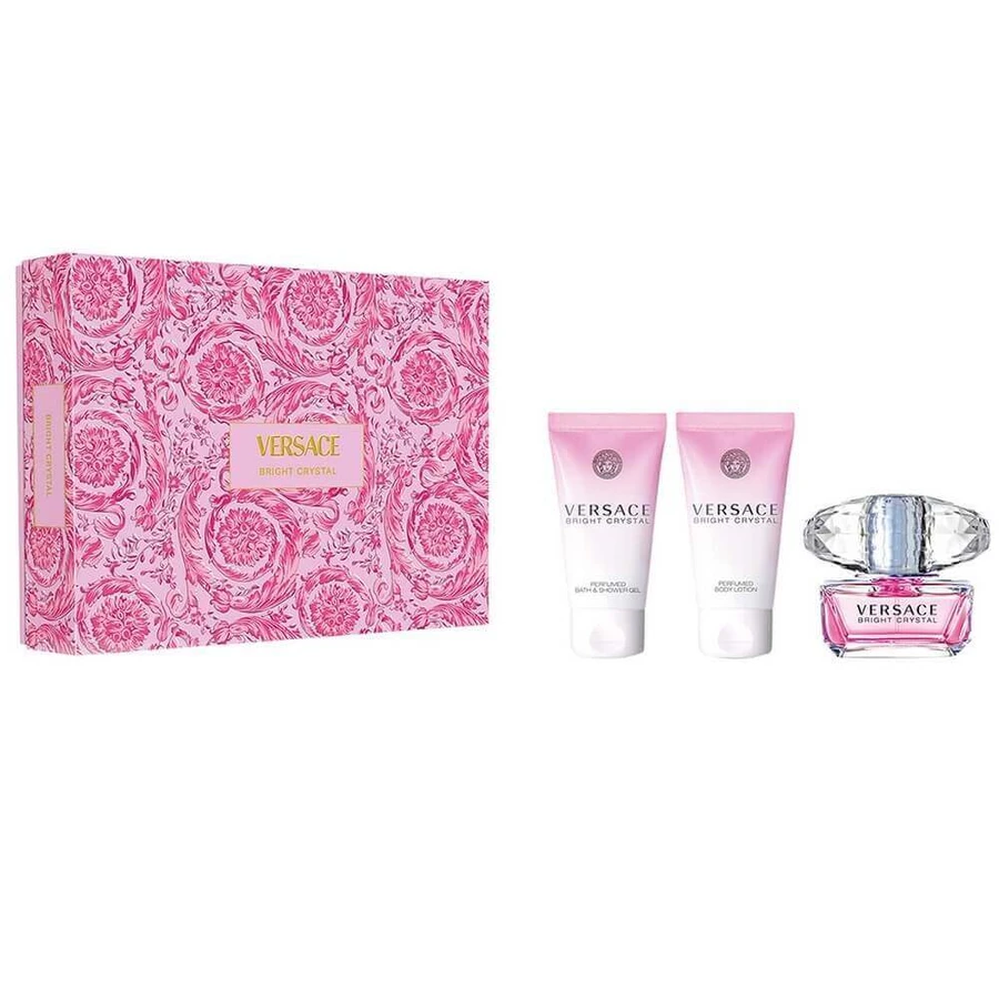 Туалетная вода Versace Bright Crystal, 50 мл + Гель для душа, 50 мл + Лосьон для тела, 50 мл: цены и характеристики