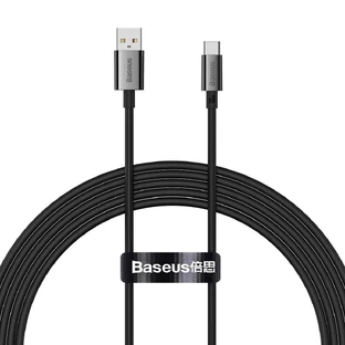 Кабель Baseus Superior Series USB-A / USB-C 100 Вт для Huawei / Honor 1,5 м - чорний