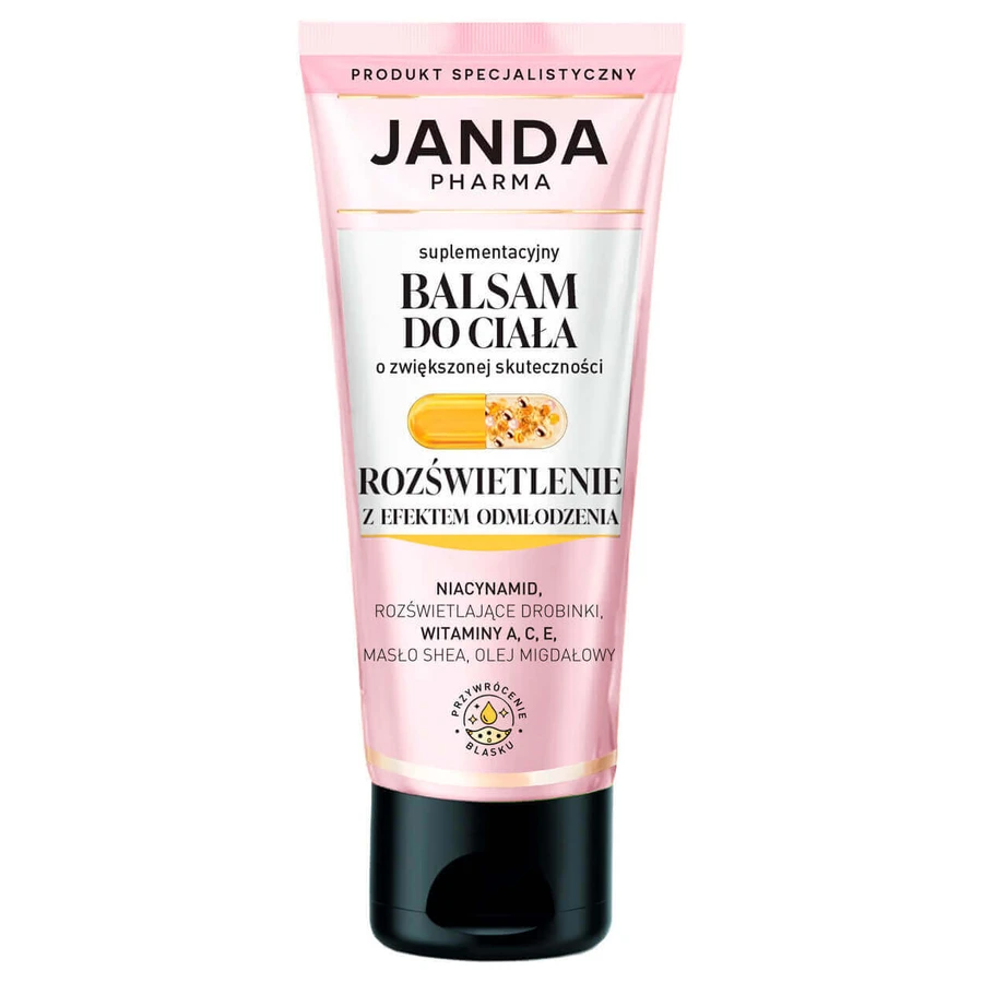 Janda Pharma, loțiune de corp suplimentară, iluminatoare cu efect de întinerire, 200 ml: цены и характеристики