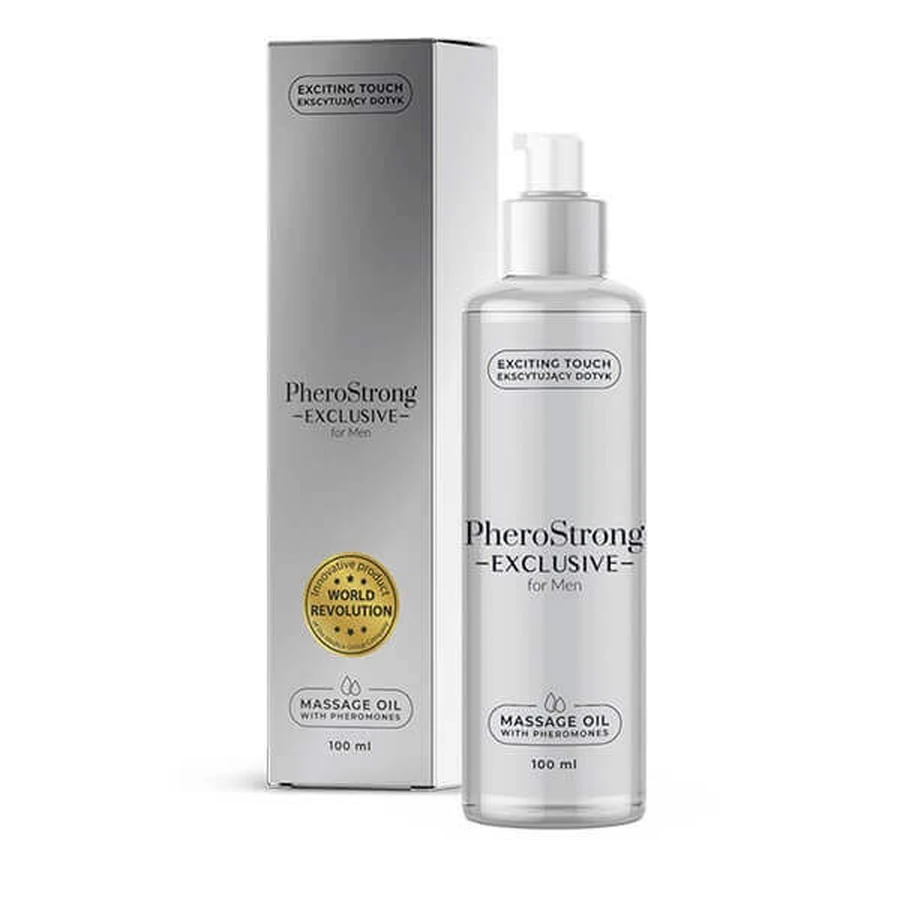 PheroStrong Exclusive For Men Massage Масло для масажу з феромонами, 100 мл: ціни та характеристики