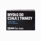 Мило для тіла та обличчя Zew For Men з вугіллям з Бещад, 85 мл
