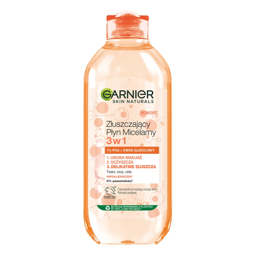 Garnier Skin Naturals Отшелушивающий мицеллярный лосьон 3 в 1, 400 мл: цены и характеристики