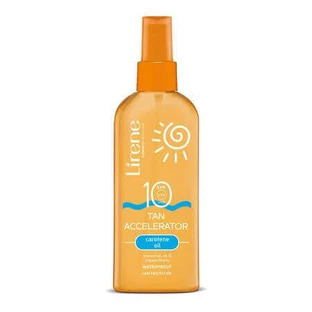 Lirene Прискорювач засмаги з бета-каротином SPF10 Sun, 150 мл, Lirene