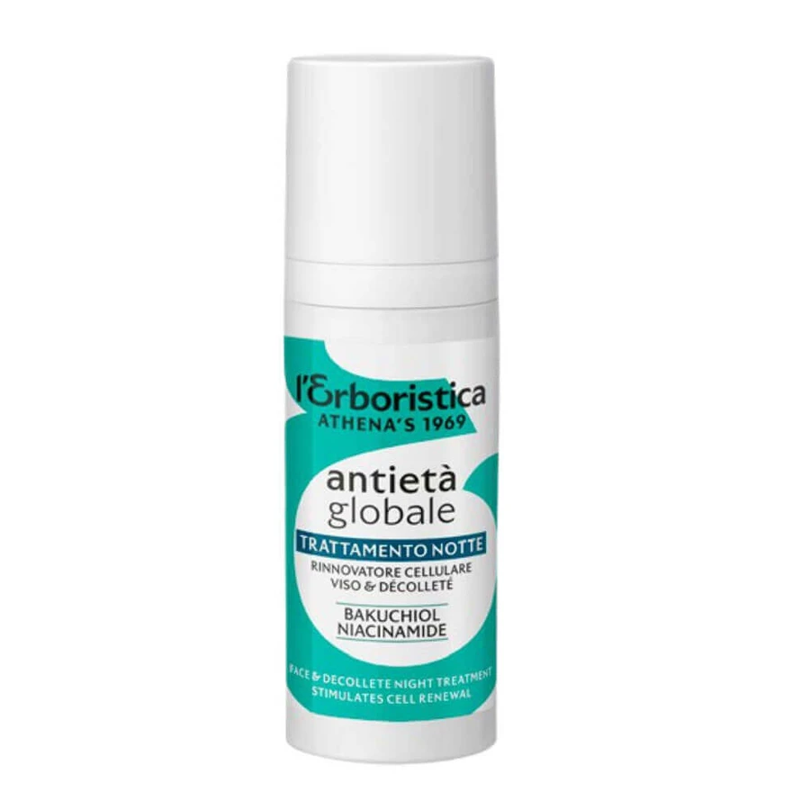 L Erboristica Antieta Globale Нічний стимулюючий засіб для відновлення клітин для обличчя та декольте, 50 мл: ціни та характеристики
