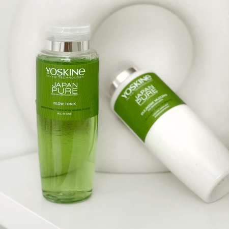 Yoskine Japan Pure, тонизирующее осветляющее средство, кукурзная кислота манделик, 400 мл: цены и характеристики
