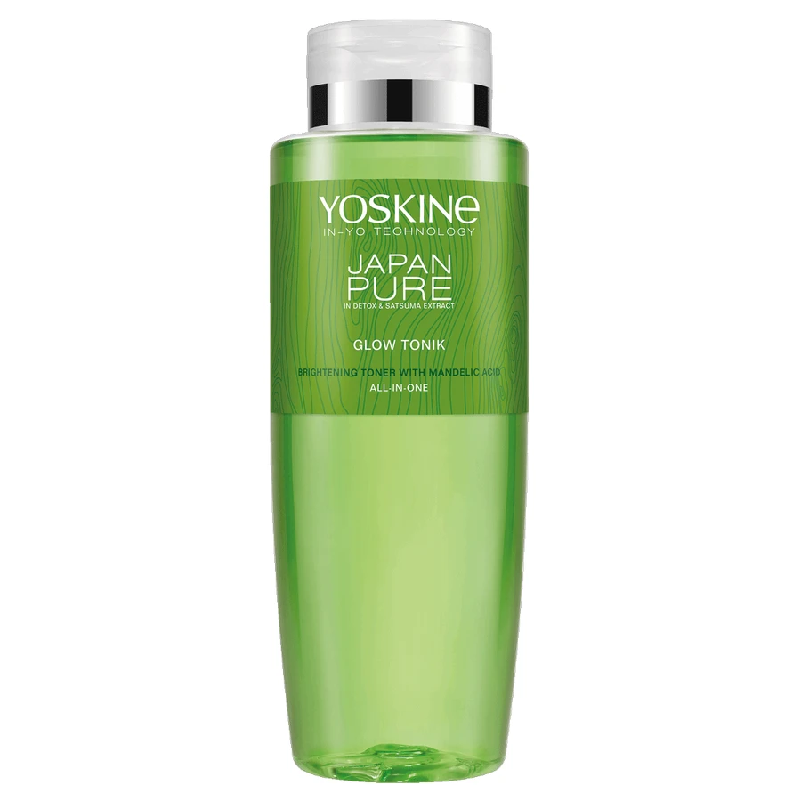 Yoskine Japan Pure, тонизирующее осветляющее средство, кукурзная кислота манделик, 400 мл: цены и характеристики