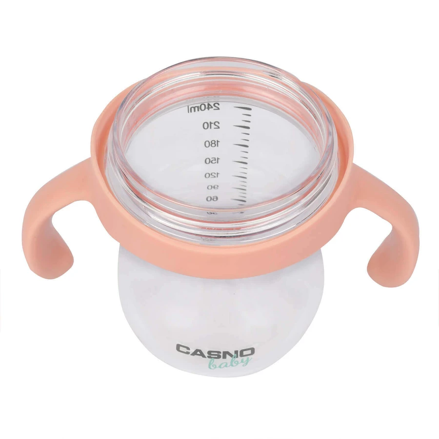 Casno Baby, cană 2 în 1 Dizzy, roz deschis, de la 6 luni, 240 мл: цены и характеристики