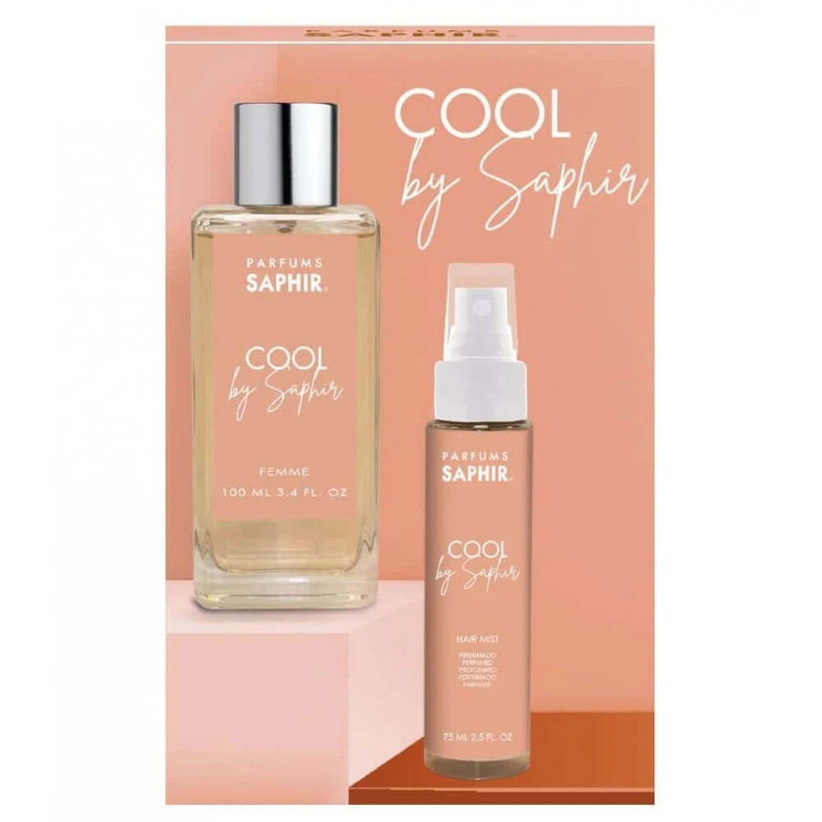 Saphir Cool Pour Femme Set Парфюмированная вода 100 мл + Спрей для волос 75 ​​мл: цены и характеристики