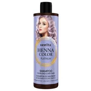 Шампунь Venita Henna Color Platinum для светлых и седых волос, 300 мл