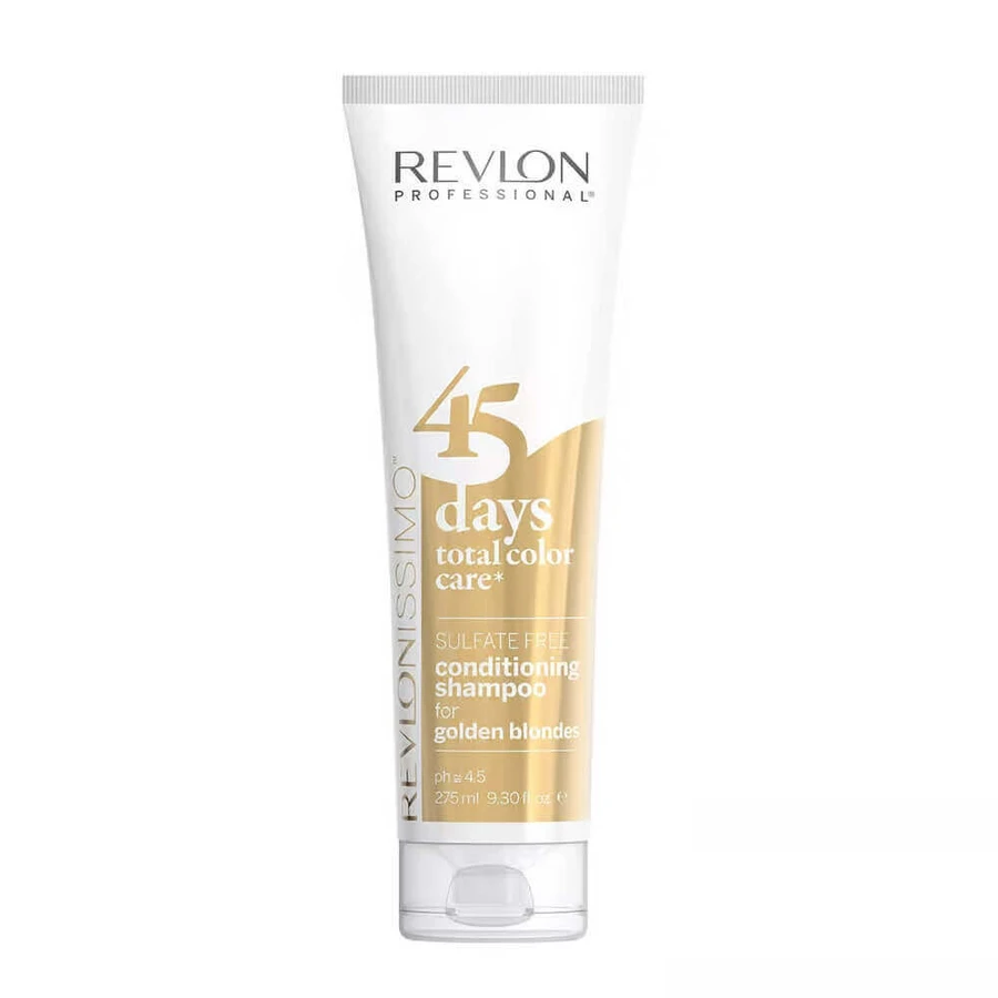 Шампунь и кондиционер для сохранения цвета Revlon 45 Days Golden Blondes, 275 мл: цены и характеристики