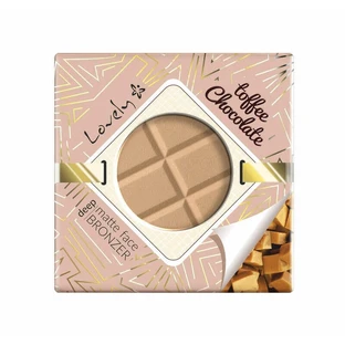 Матова бронзуюча пудра для обличчя та тіла Lovely Toffee Chocolate Deep Chocolate, 9 г