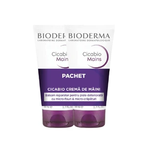 Набор кремов для рук Cicabio, 2 x 50 мл, Bioderma