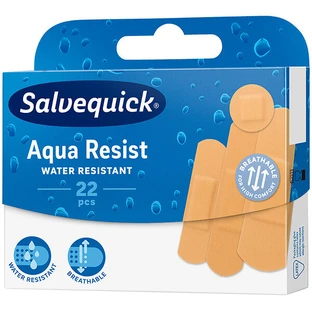 Водостійкі пластирі Salvequick Aqua Resist, 22 шт
