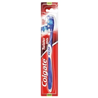 Зубная щетка Colgate Twister White, средняя, 1 шт.
