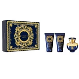 Versace Pour Femme Dylan Blue Set парфюмированная вода, 50 мл + гель для душа, 50 мл + лосьон для тела, 50 мл
