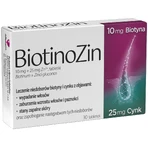 БиотиноЗин (BiotinoZin) 10 мг + 25 мг Zn2+, таблетки №30: цены и характеристики