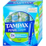 Тампоны Tampax с аппликатором Жемчужный Компак Супер, 16 шт.