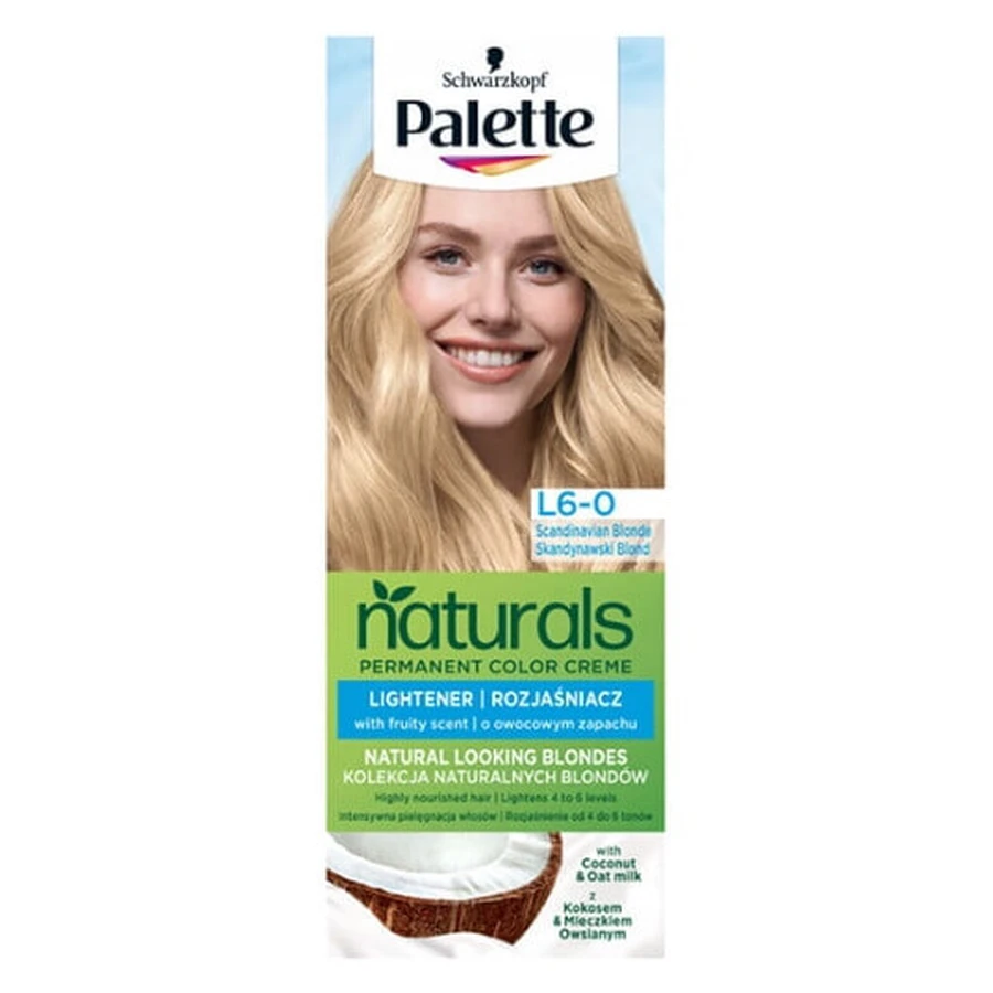 Фарба Palette Permanent Naturals Color Creme Go Blonde Lightening Dye 100/0-00 скандинавський блонд: ціни та характеристики