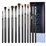 Набір кистей для макіяжу очей Jessup Pro Eyeshadow Brushes T339, 12 шт.