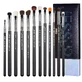 Набір кистей для макіяжу очей Jessup Pro Eyeshadow Brushes T339, 12 шт.