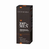 Dermika 100% For Men 30+ Інтенсивно зволожуючий і відновлюючий денний і нічний крем, 50 мл