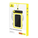 Водонепроникний корпус Baseus DeepDive IPX8 із 4 шарами ущільнення - чорний і жовтий