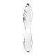 Satisfyer Dazzling Crystal 1 Прозрачный стеклянный фаллоимитатор, 1 штука
