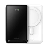Baseus Magnetic Bracket Power Bank з бездротовою зарядкою MagSafe 10000mAh 20W Overseas Edition білий (PPCX000202) + кабель USB Type C Baseus Xiaobai Series 60W 0.5m