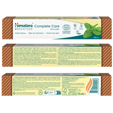 Зубная паста Himalaya Botanique Complete Protection с мятой, 75 мл: цены и характеристики