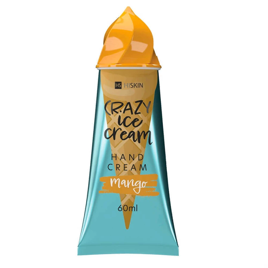 Крем для рук HiSkin Crazy Ice Cream Mango, 60 мл: ціни та характеристики